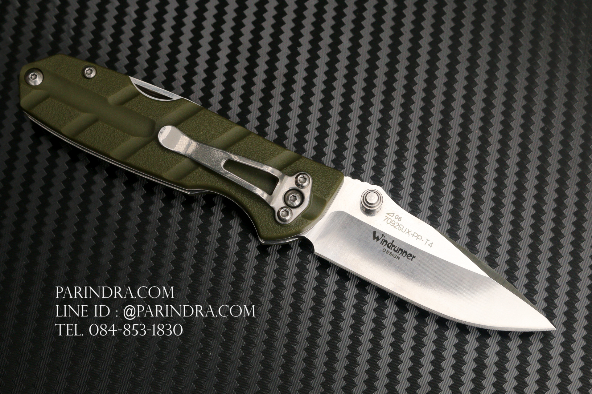 มีดพับเล็ก SANRENMU รุ่น 7092SU คมมาก ของแท้ 100%