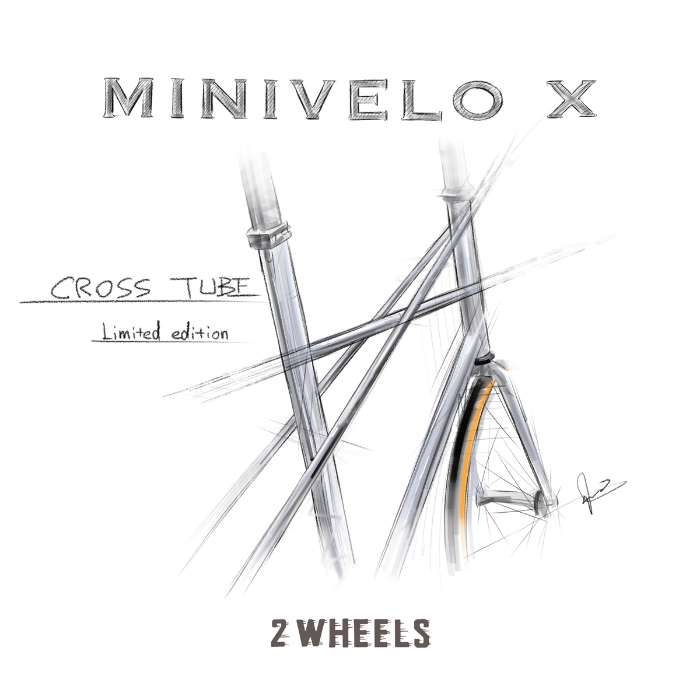 จักรยานมินิเวโล่ 2Wheels MINIVELO X Cross Tube – เฟรม Cr-Mo 4130 8 สปีด Shimano ล้อ 20 นิ้ว | 9 สีวินเทจ