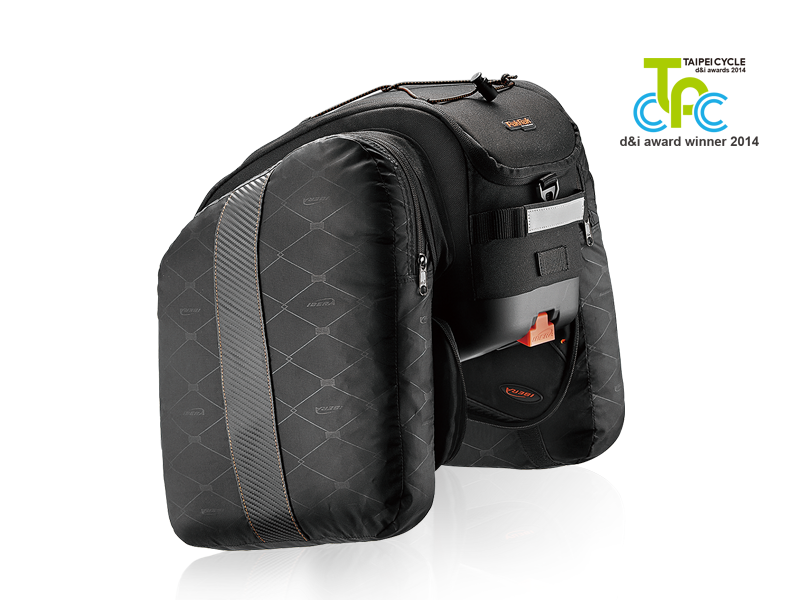 กระเป๋าวางบนตะแกรง กระเป๋าติดตะแกรงหลังปลดเร็ว ขั้นเทพ IBERA PakRak MultiMount Expandable Commuter Bag, IB-BA19