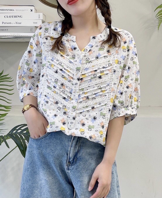 เสื้อผ้าฝ้ายแต่งลูกไม้