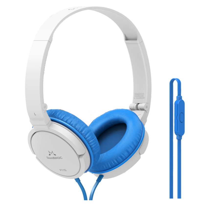 ขาย หูฟัง SoundMagic P11S เฮดโฟนแบบพกพา มีไมค์ในตัว สายไม่พันกัน พับได้พกพาสะดวก มี 3 สีให้เลือก