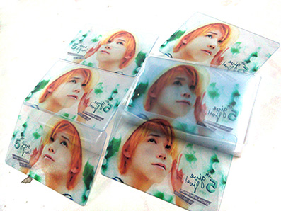 ทำบัตรใส 4.5x7.5 ทำบัตรแฟนคลับ ทำบัตรที่ระลึก