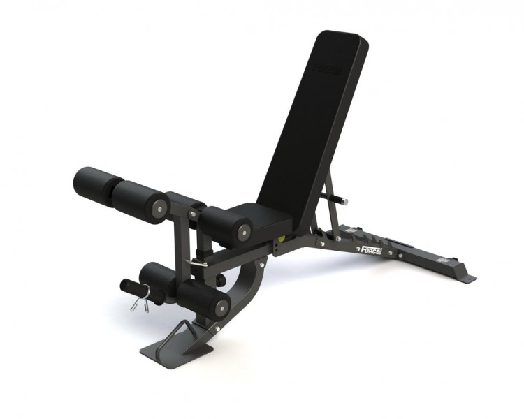 FORCE USA MYRACK FID GYM WEIGHT BENCH WITH ARM AND LEG DEVELOPER