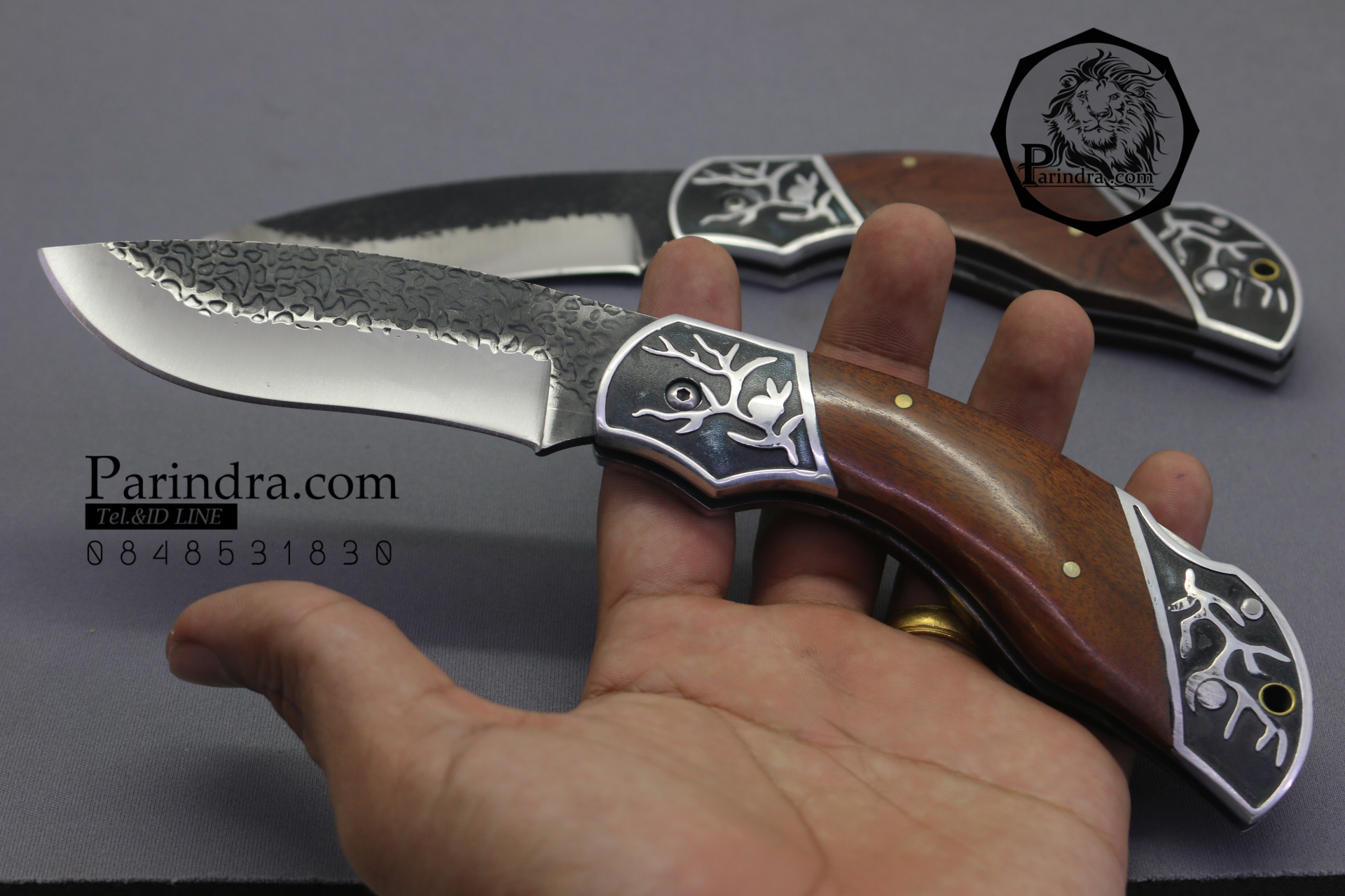 มีดพับ Boda ตั้งแคมป์ ตกปลา ขนาด รูปทรงแปลก สวยงามครับ #002