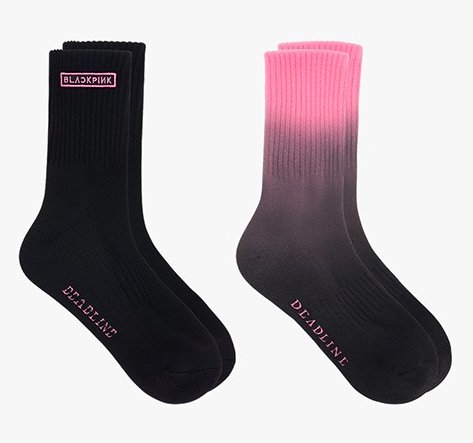 PRE. ถุงเท้า DEADLINETOUR] BLACKPINK SOCKS (2SET) (นำเข้า 14-25 วัน)