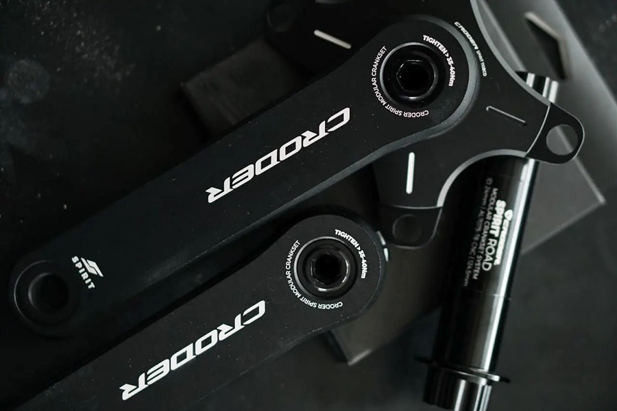 ขาจานหน้าแบบโมดูลาร์ CRODER SPIRIT CRANK ARM AL7075-T6 Made in Taiwan