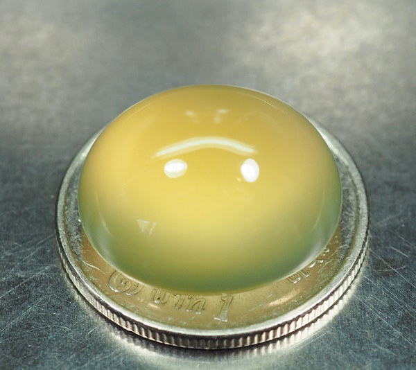 คาลซิโดนีสีเหลือง(Yellow Chalcedony) 14.40 กะรัต