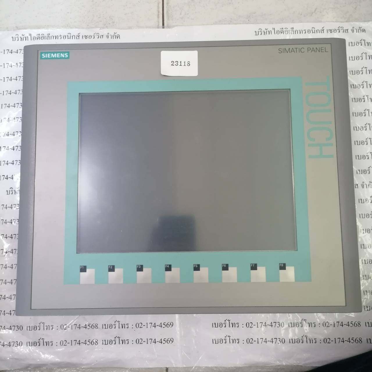 LCD TOUCH SCREEN " SIEMENS " รุ่น 6AV6 647-0AE11-3AX0