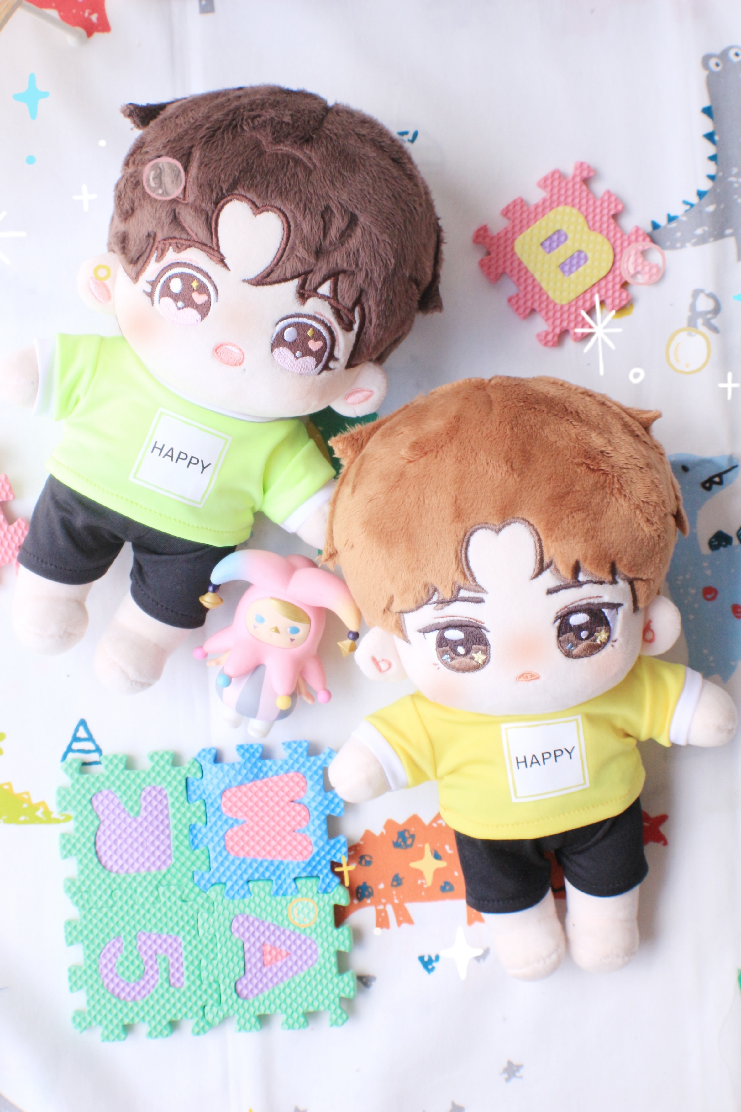 ชุดตุ๊กตา ป๋อจ้าน จากรายการ Happy Camp (15,20 cm.)
