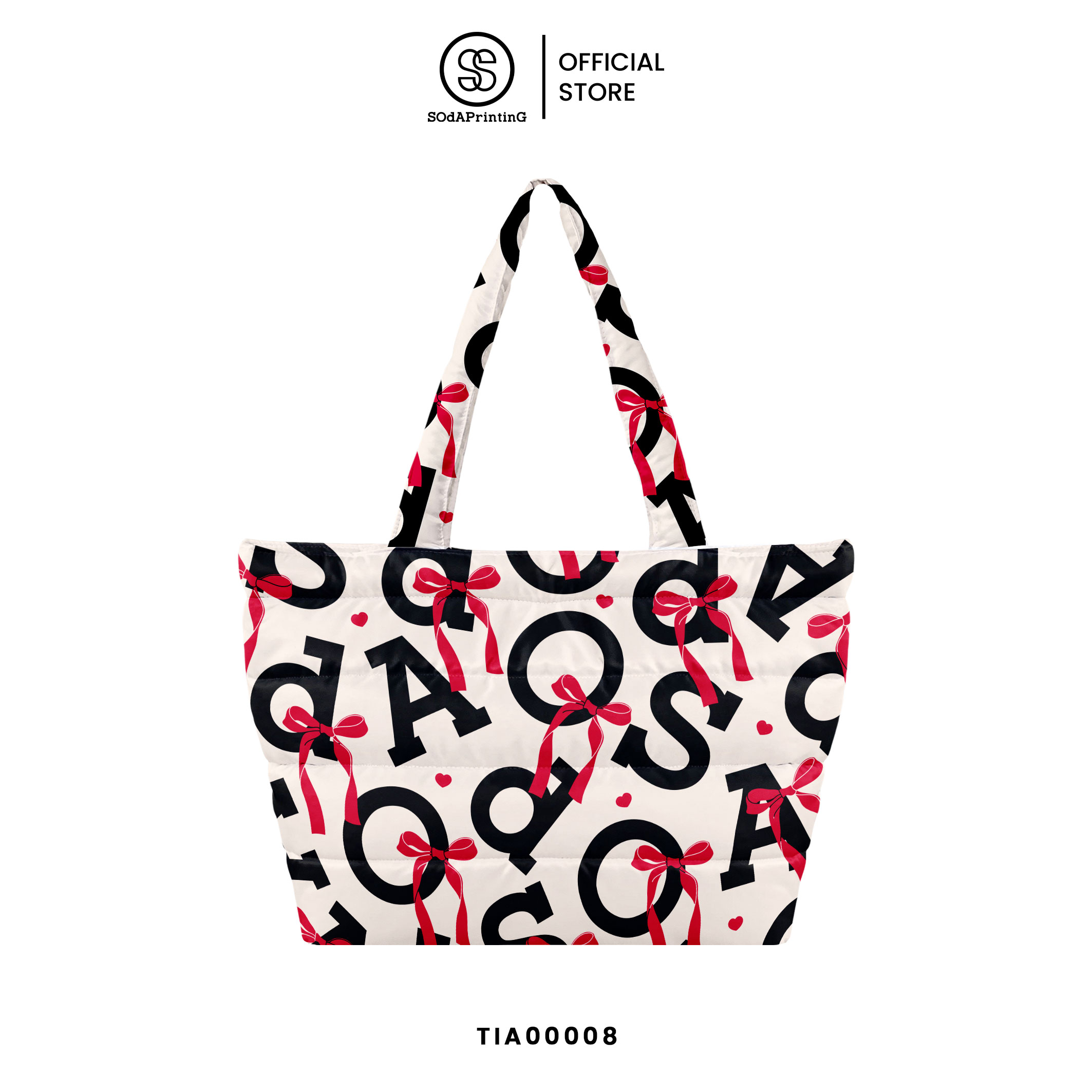 กระเป๋า Fluffy Shopper Tote Bag SOdA Original Collection รหัส TIA00001-TIA00020 #SOdAPrintinG