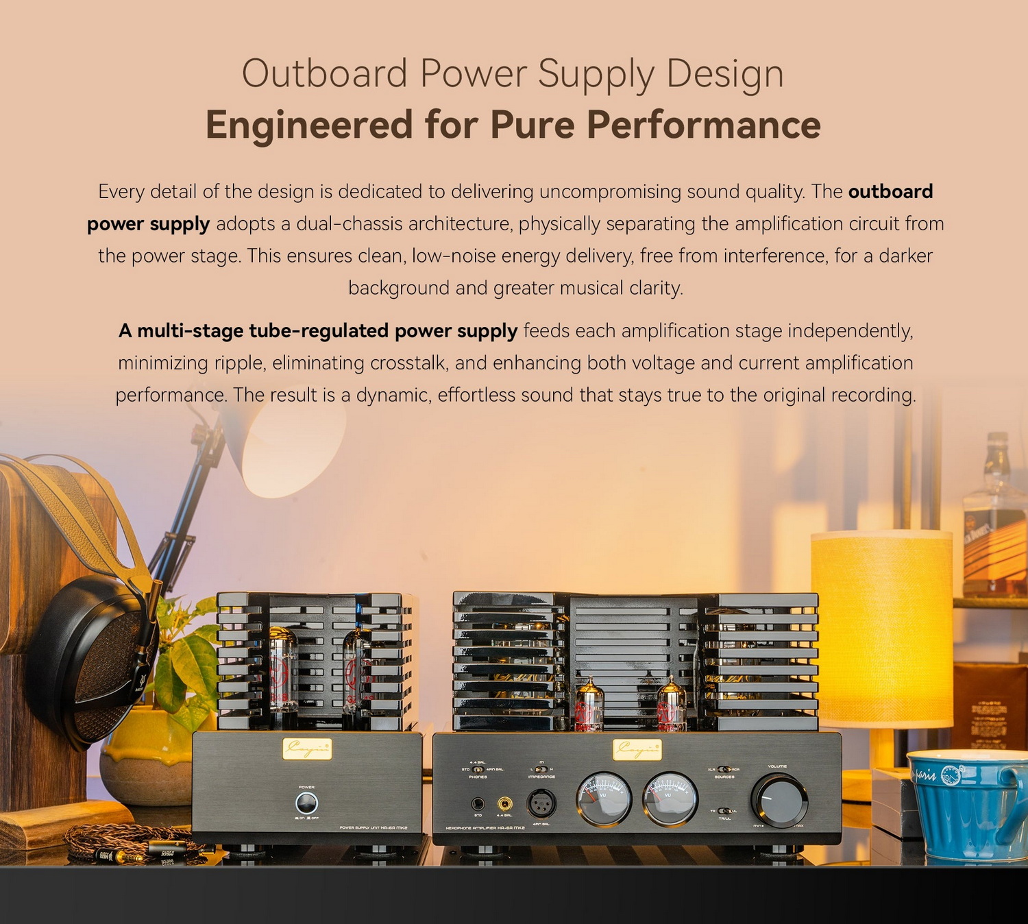 Cayin HA-6AMK2 แอมป์หูฟังหลอดแก้วสุญญากาศแบบตั้งโต๊ะ ระดับเรือธง ยกระดับการออกแบบใหม่ ประกันศูนย์ไทย