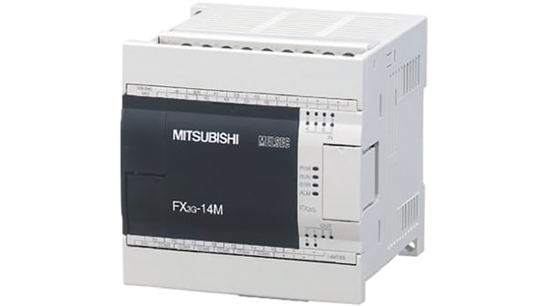 PLC " MITSUBISHI " รุ่น FX3G-14MR-ES