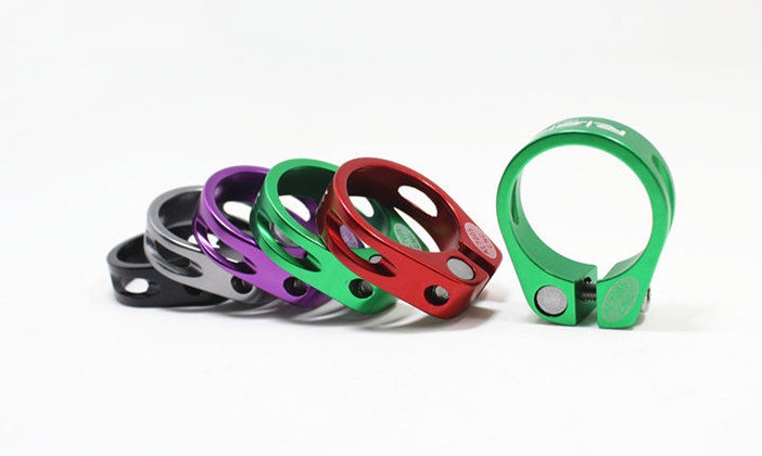 รัดหลักอาน RISK alloy Bolt Seatpost Clamp มีแต่ 31.8 (แบบยึดน็อต) K89