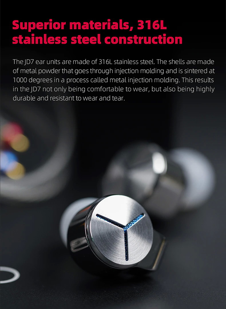 ขาย FiiO JD7 หูฟัง IEMs ไดรเวอร์ Dynamic รองรับ Hi-Res ประกันศูนย์ไทย