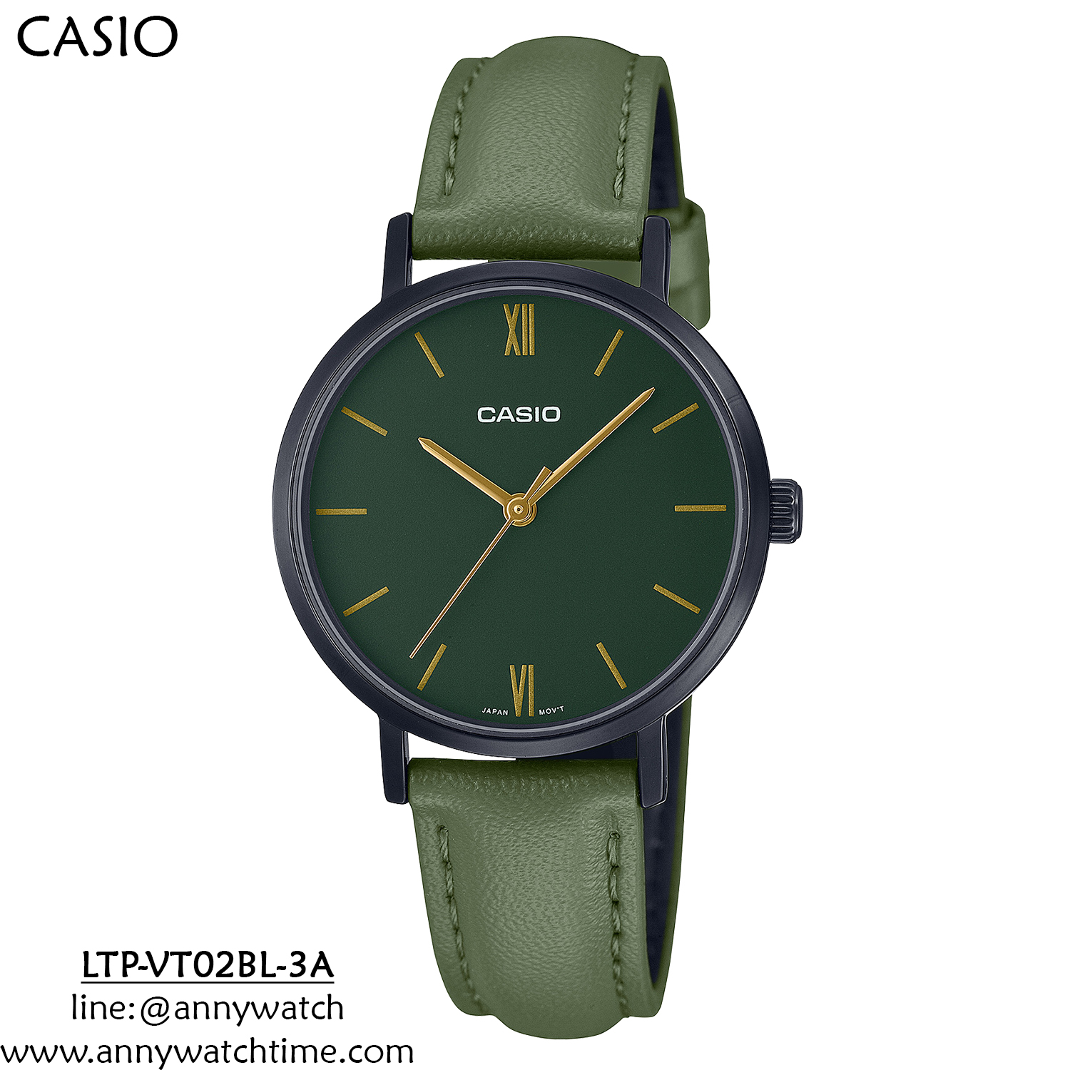 CASIO LTP-VT02BL-3A