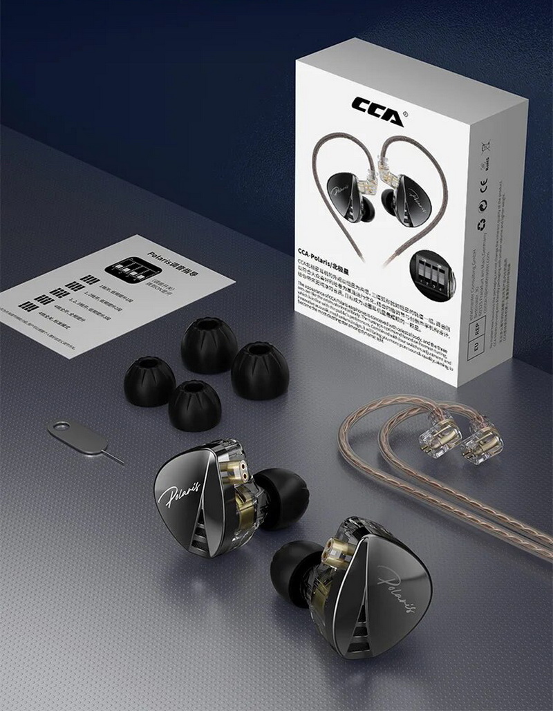 CCA Polaris หูฟัง IEMs ระดับมืออาชีพ พร้อมสวิตซ์ปรับแต่งโทนเสียง ประกันศูนย์ไทย