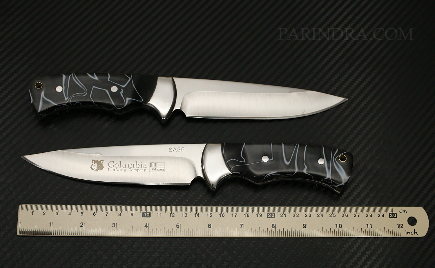 มีดเดินป่า โคลัมเบีย COLUMBIA รุ่น SA36 คมมาก ด้ามลวดลาย ACRYLIC