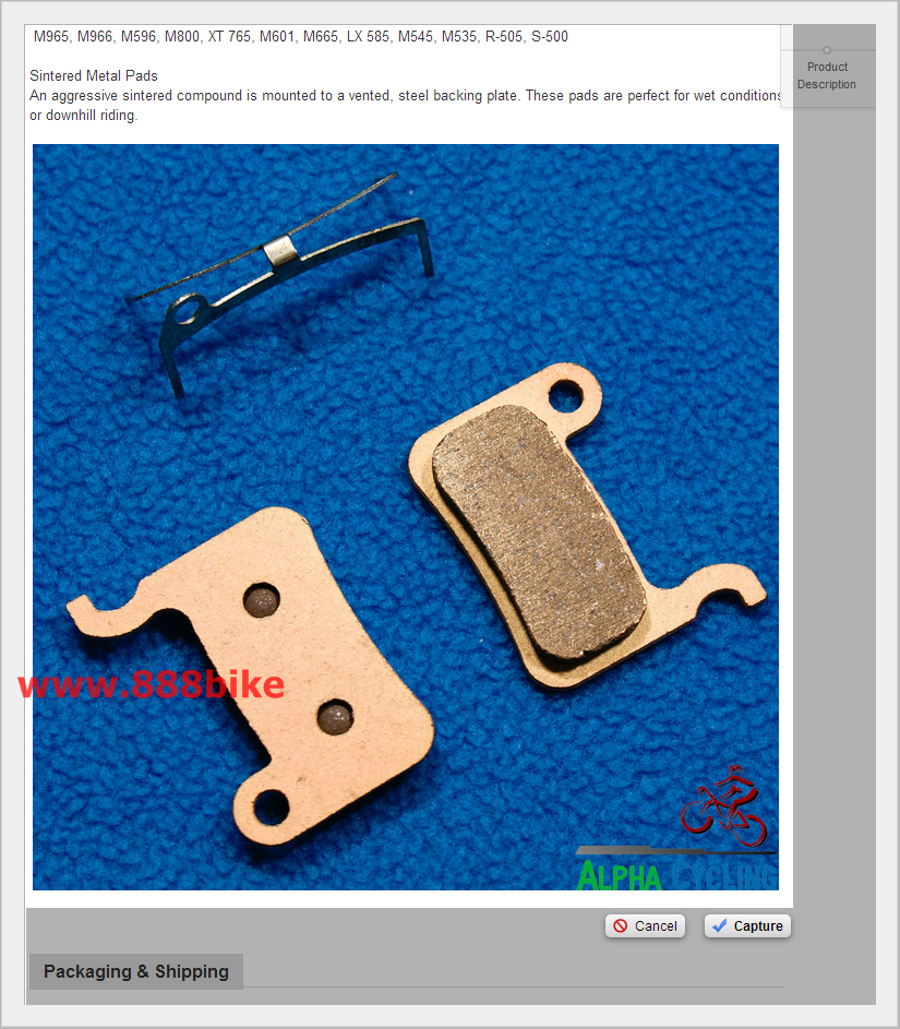 ผ้าเบรค COOMA Disc Brake Pads แผ่นยางเบรคดิส (ต่อคู่)