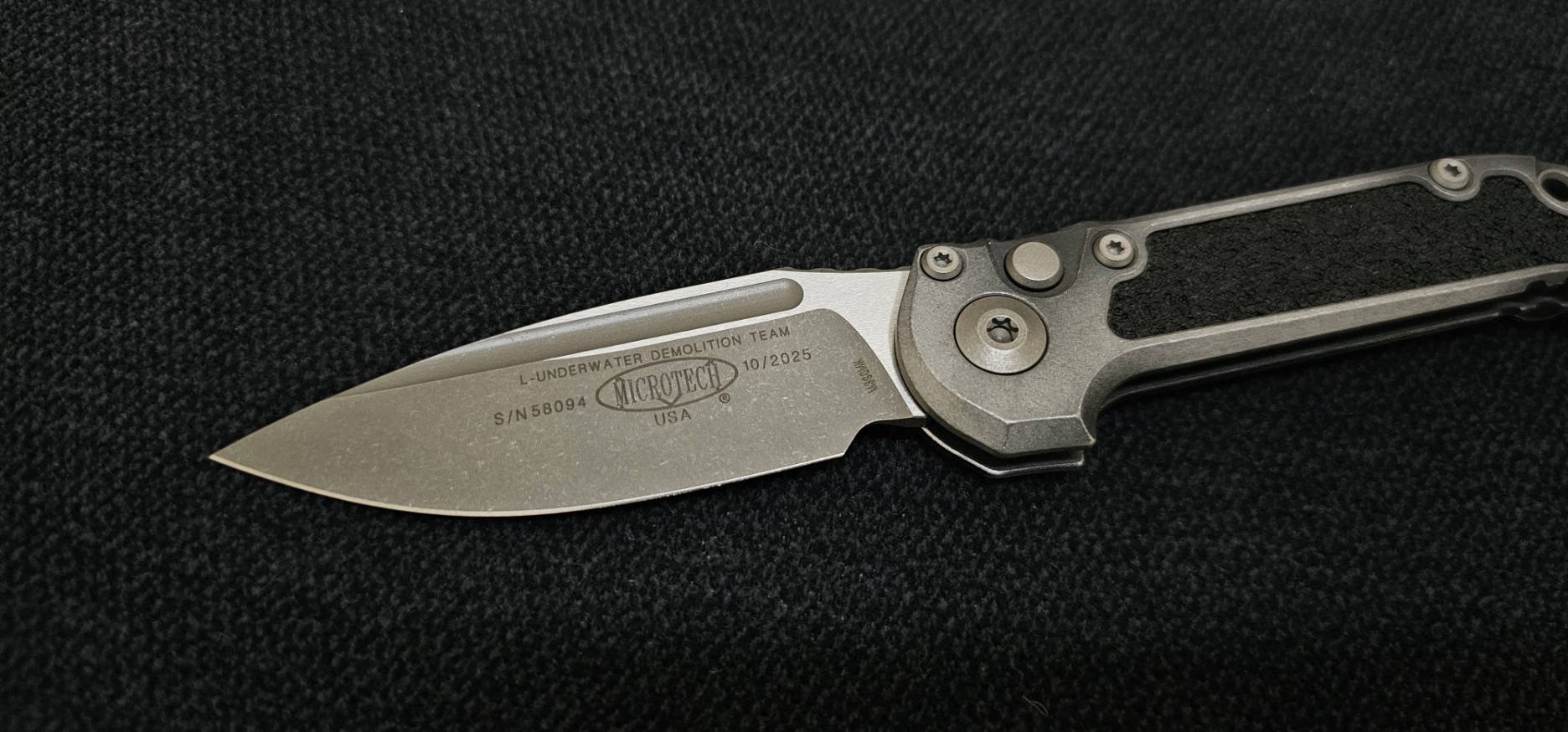 Microtech Auto LUDT Button Lock GenIII