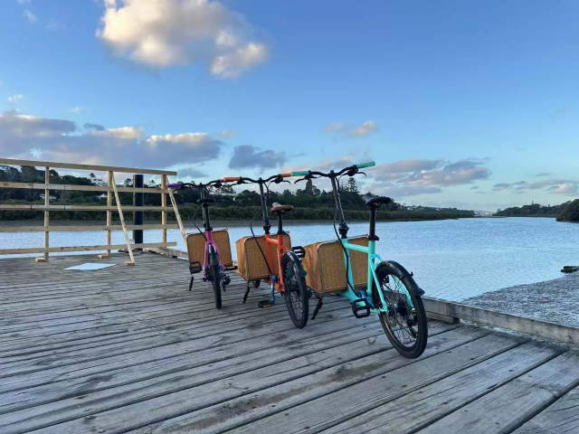 จักรยานขนส่งขนาดเล็ก KAGU – จักรยานอเนกประสงค์ 8 สปีด เบรกดิสก์ไฮดรอลิก ตะกร้าหน้าพับได้