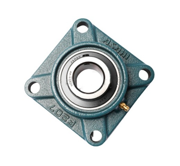 ตลับลูกปืนตุ๊กตา ทรงสี่เหลื่ยม รูเพลา 1.1/4 นิ้ว ( 1 นิ้ว 2 หุน) ASAHI อาซาฮี รุ่น UCF207-20 Pn.A211-0120 (แท้) ##