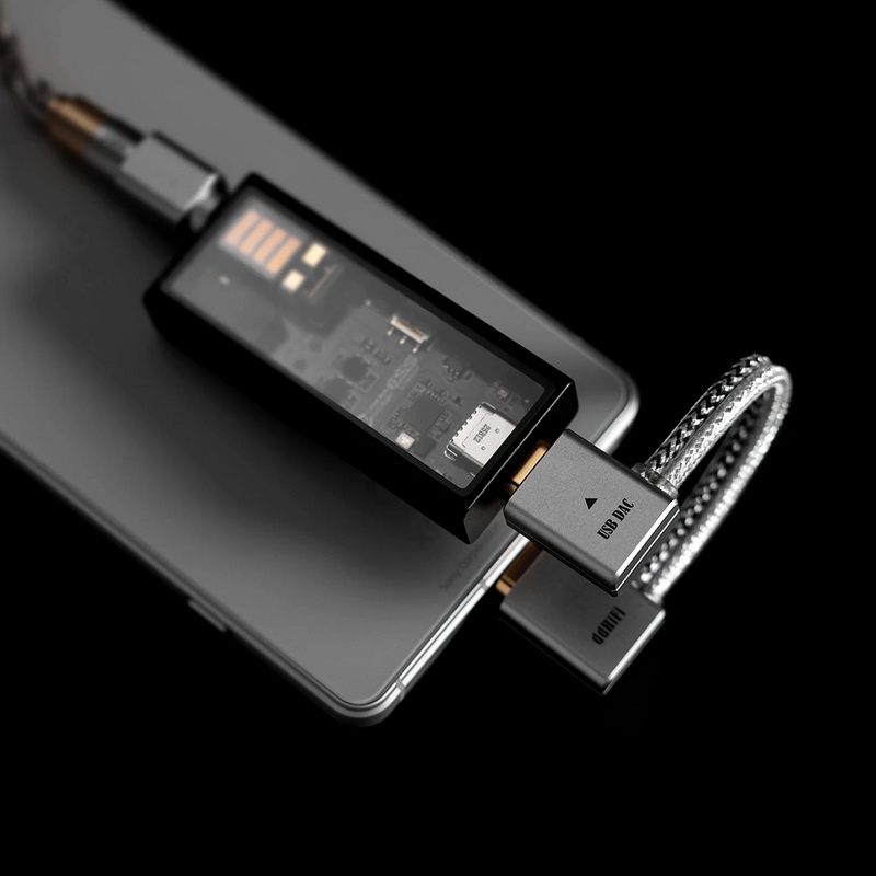 DD TC09L สายแปลง USB TypeC เป็น TypeC OTG (หัวปลั๊กตัว L) สำหรับเครื่องเสียง