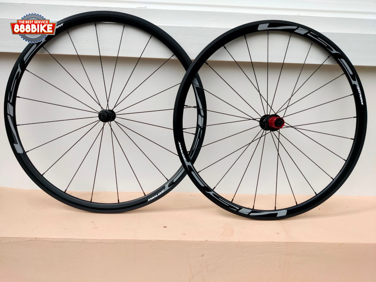 ชุดล้อเสือหมอบ VISP ALU A30 ดุมเซรามิค แบร์ริ่ง Visp Ceramic Bearing ซี่ลวดแบนแอโร่ Aero รองรับโม่ Shimano 8-11สปีด