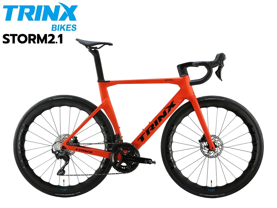 จักรยานเสือหมอบ TRINX STORM2.1 | เฟรมคาร์บอน 700C | เกียร์ SHIMANO 105 24 ความเร็ว | ปี 2024