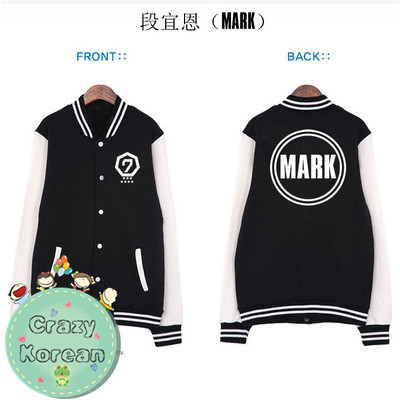 เสื้อเบสบอลแขนยาว GOT7 (ระบุเมมเบอร์)