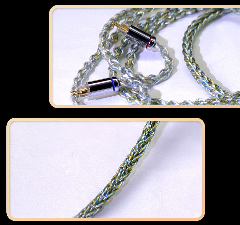 ขาย Hakugei Bifrost สายอัพเกรดหูฟังถักผสม ทอง, เงิน, ทองแดง, Graphene