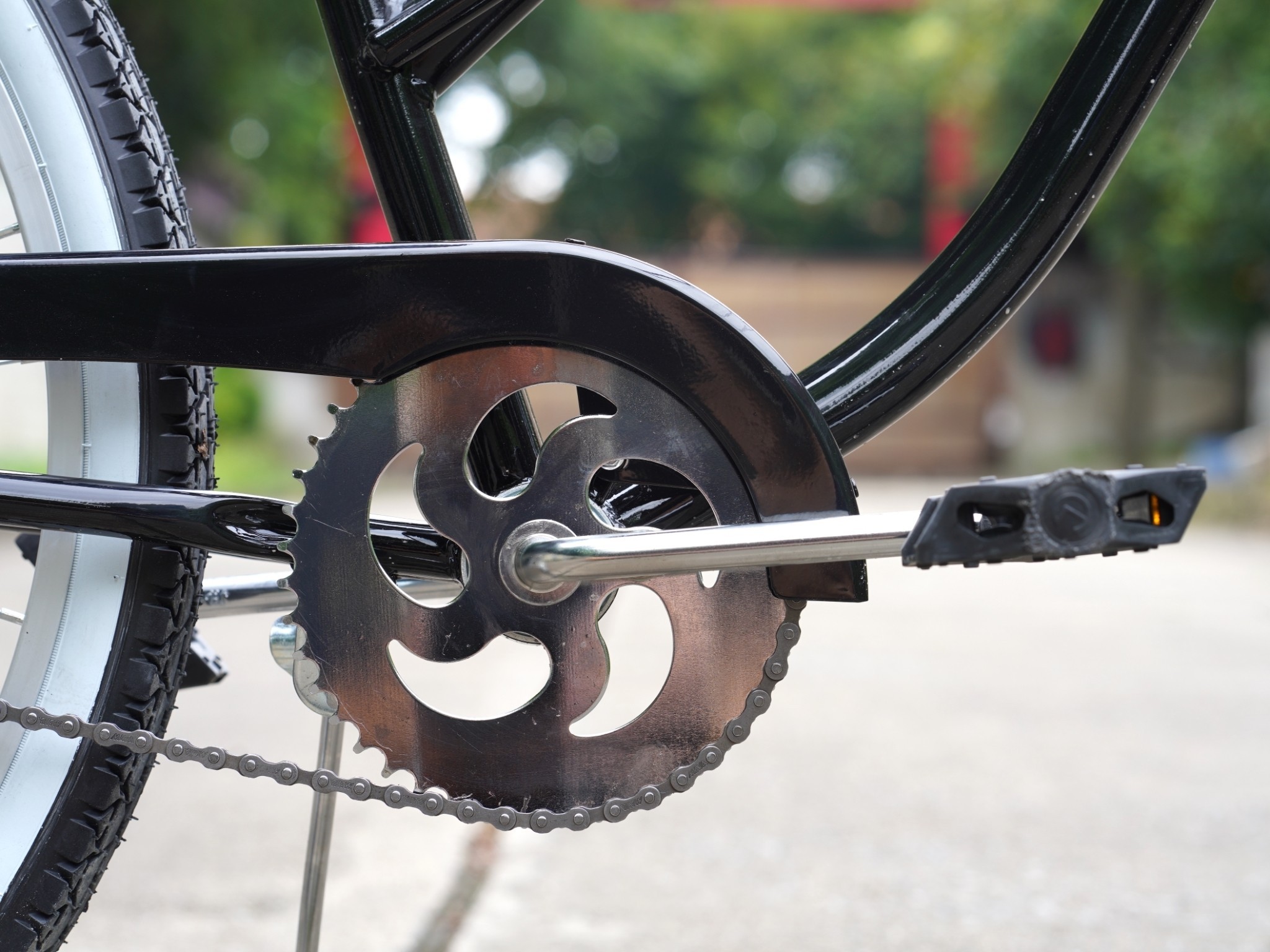 จักรยาน HILAND BEACH CRUISER Bicycle Single speed, BC01 เฟรมเหล็ก ล้อ 26 นิ้ว