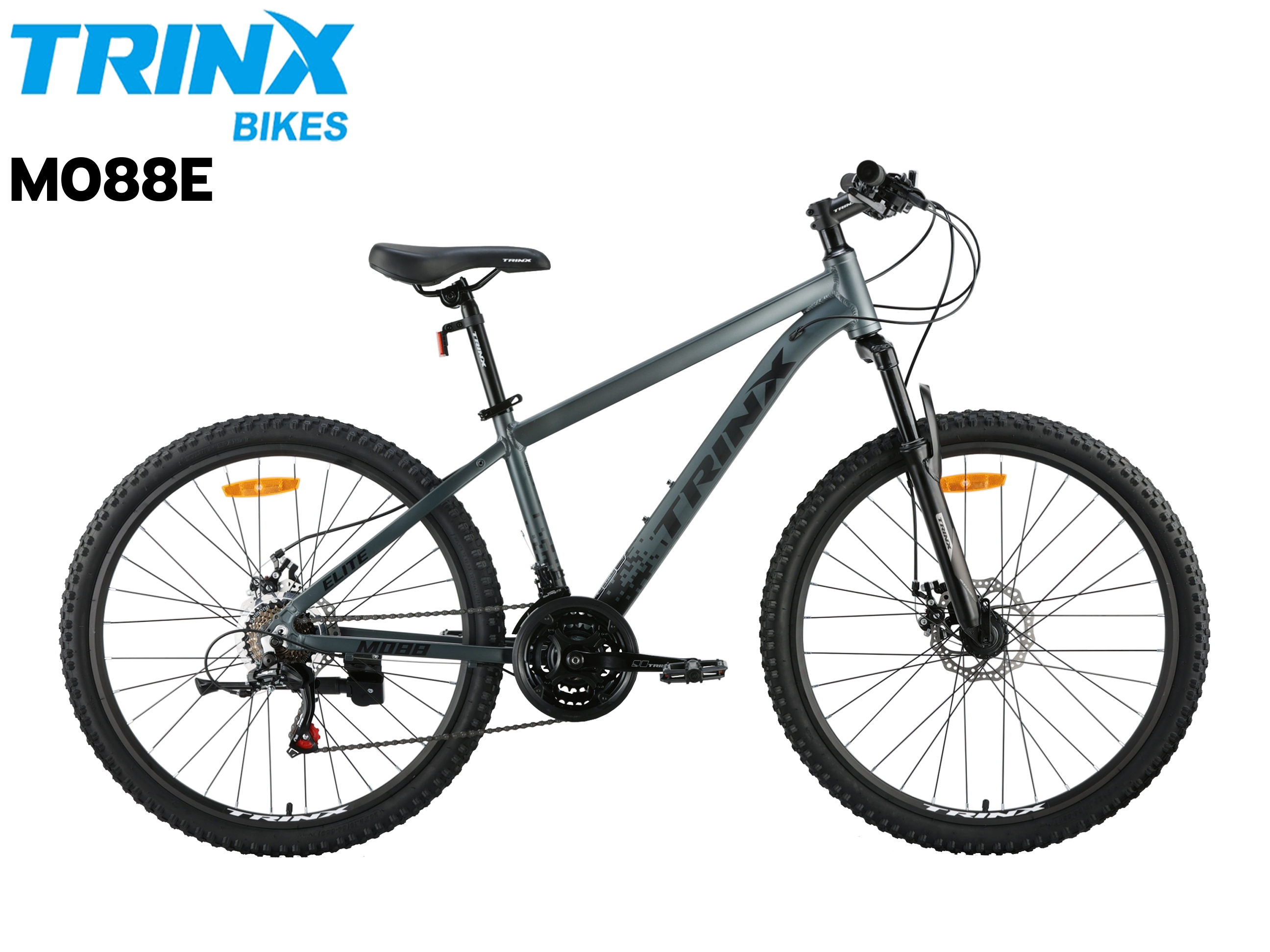 TRINX mountain bike, model M088, aluminum frame, 26-inch wheels, 21-speed gears, front shock absorber, TRINX NEW2024