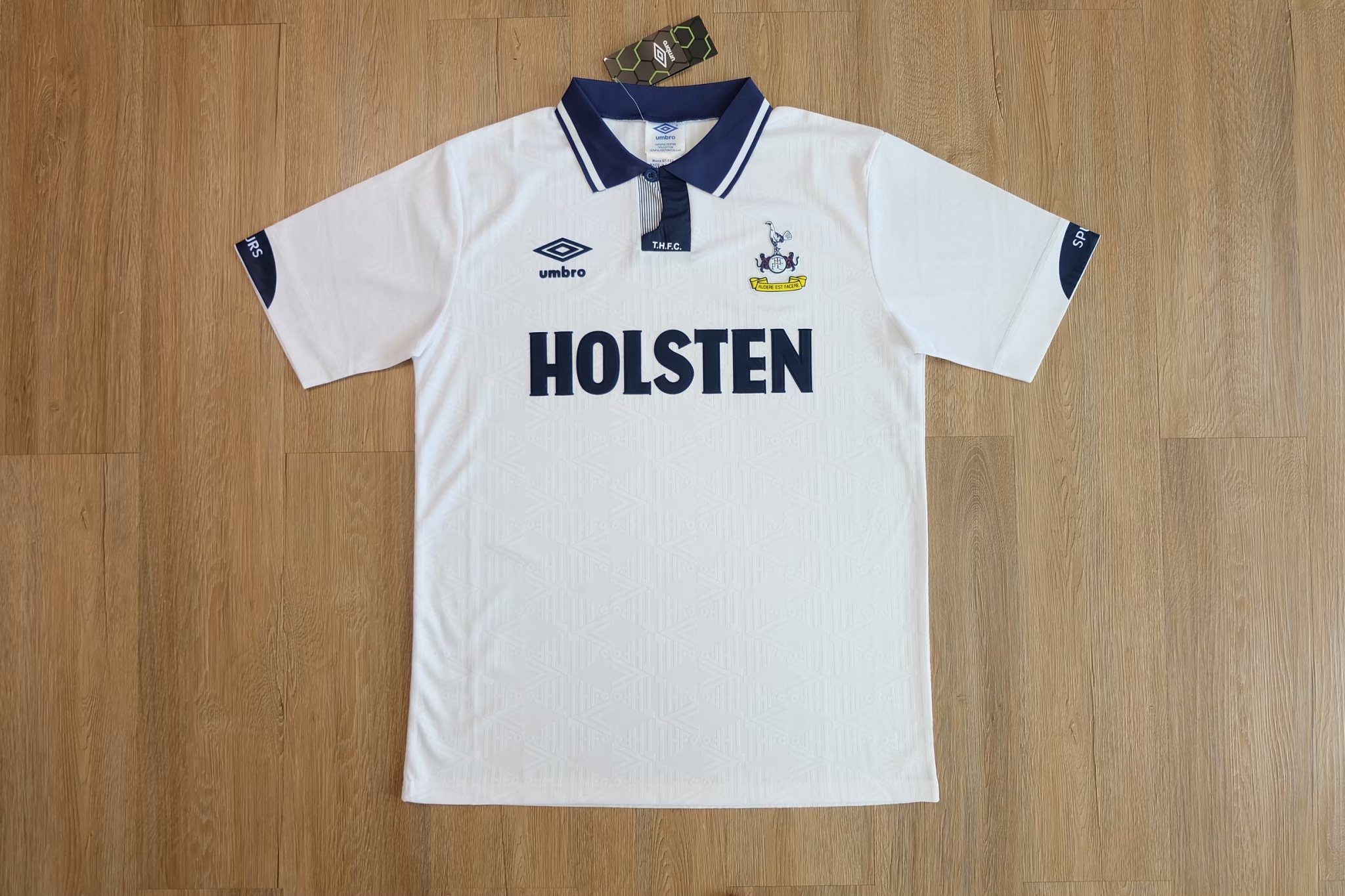 Tottenham Hotspur 1993/94 Home Umbro Retro เสื้อบอลย้อนยุคสเปอร์ เสื้อบอลย้อนยุคท็อตแนม ฮ็อทสเปอร์