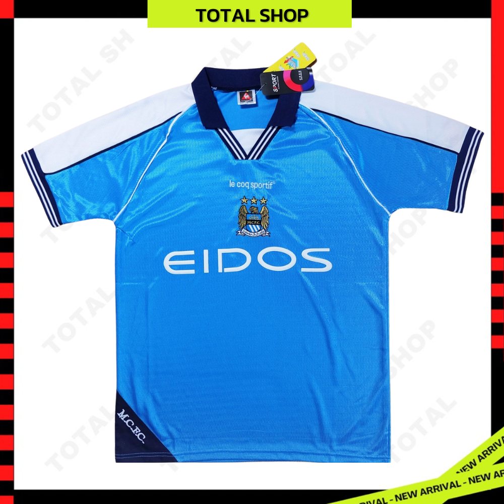 Manchester City 1999/2000 Vintage Jersey เสื้อฟุตบอลแมนซิตี้ย้อนยุค EIDOS