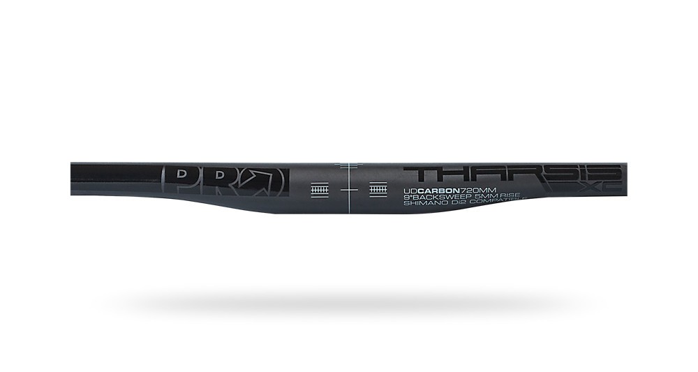 แฮนด์ตรงคาร์บอน PRO Tharsis XC Flat Carbon Handlebars Top, 31.8 , 740mm
