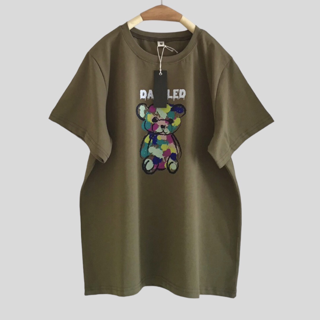เสื้อยืดสกรีนลายหมี 9am