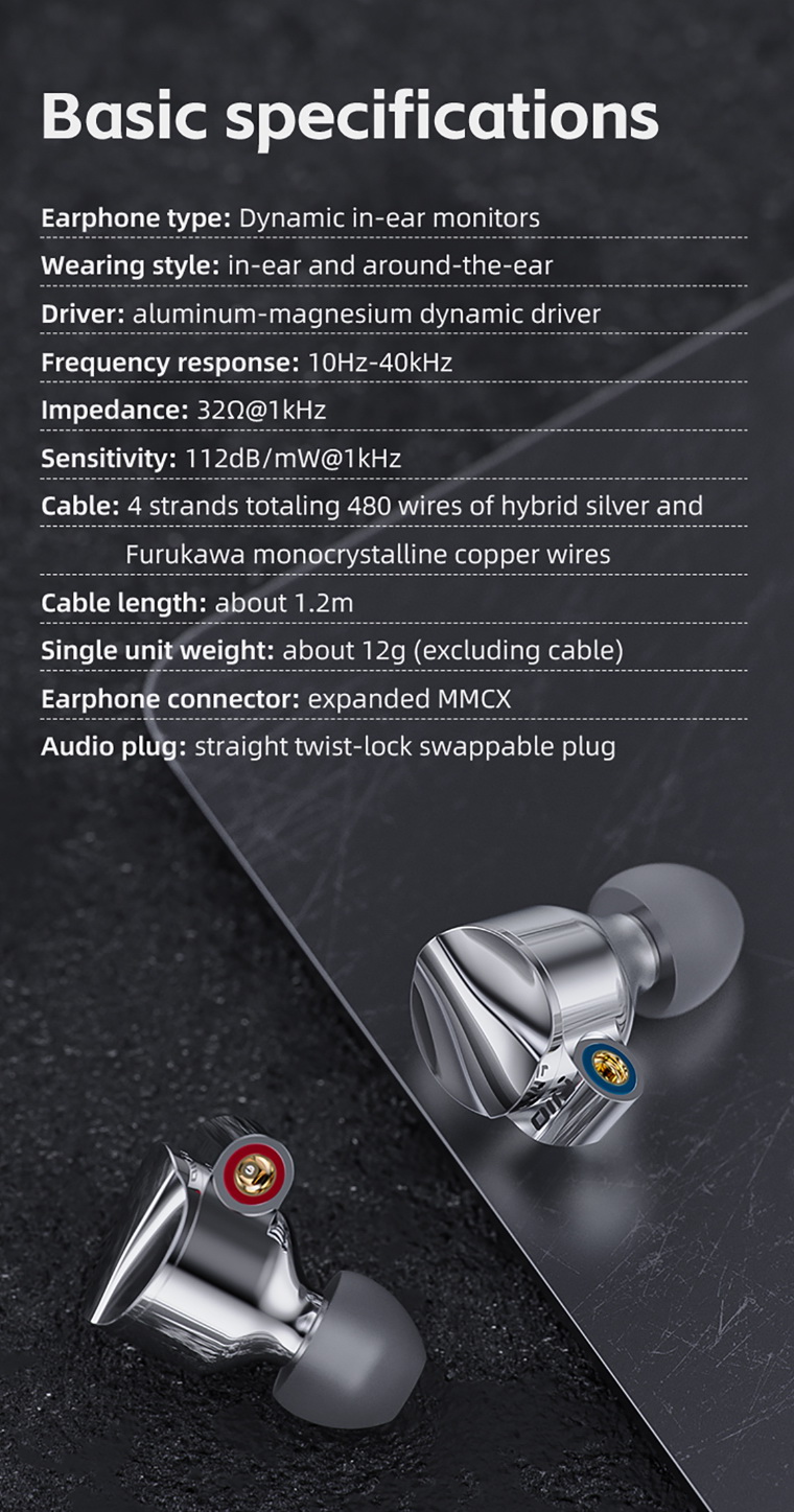 FiiO FD15 หูฟัง IEMs ไดรเวอร์ไดนามิก 13.8 มม.ไดอะแฟรมแมกเนเลียม บอดี้แสตนเลส 316L รองรับ Hi-Res ประกันศูนย์ไทย