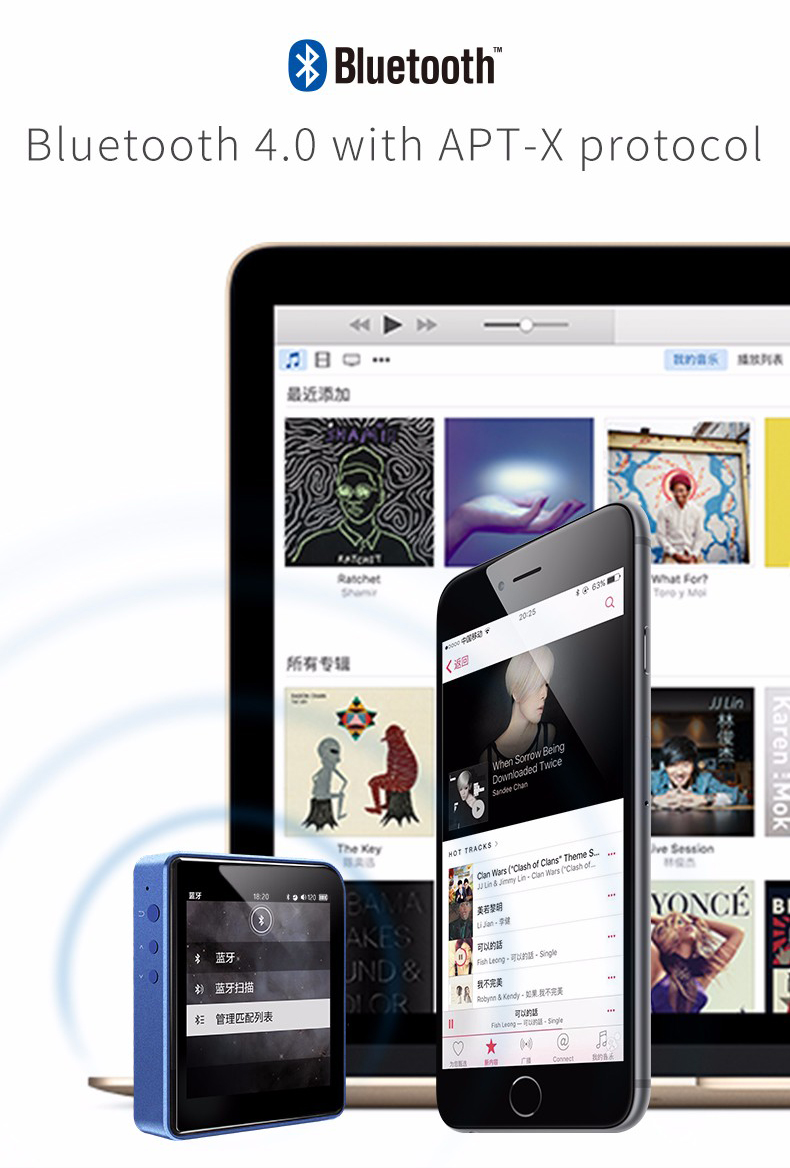 ขาย Shanling M1 เครื่องเล่นเพลง Hifi จิ๋วรองรับ Bluetooth4.0 , DSD , ชิป AK4452 , USB typc C