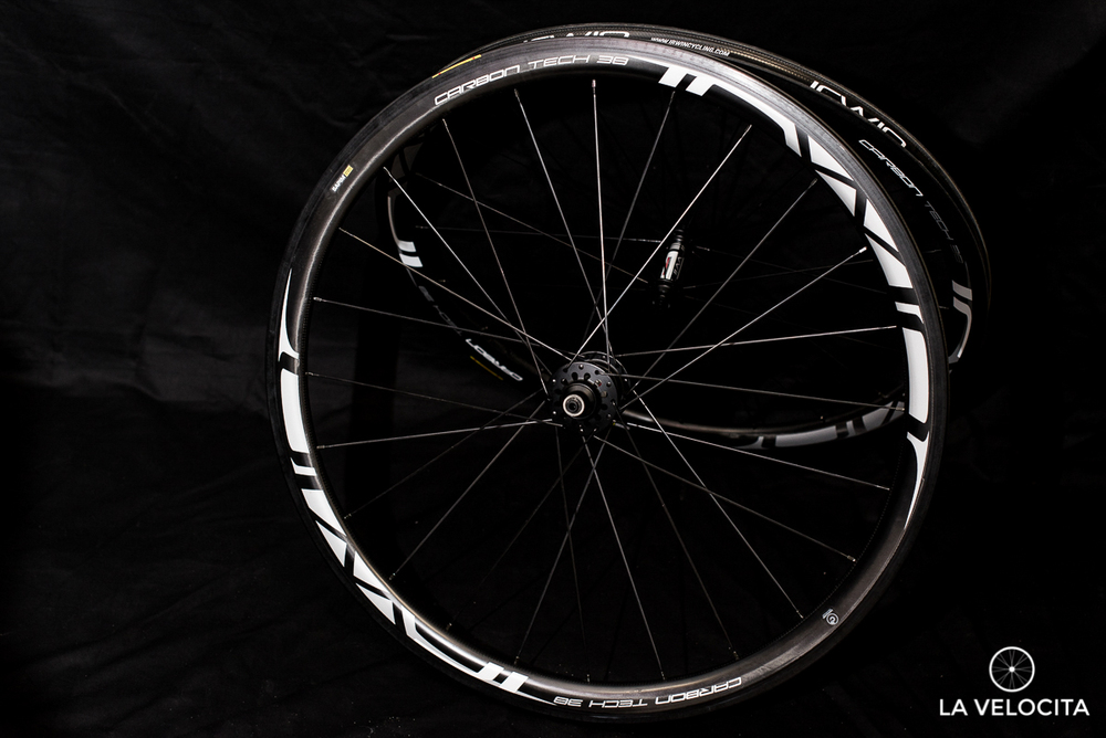 ชุดล้อเสือหมอบ IRWIN ,ICW-38C BLACK FULL CARBON ,UD 2016 ยางงัด