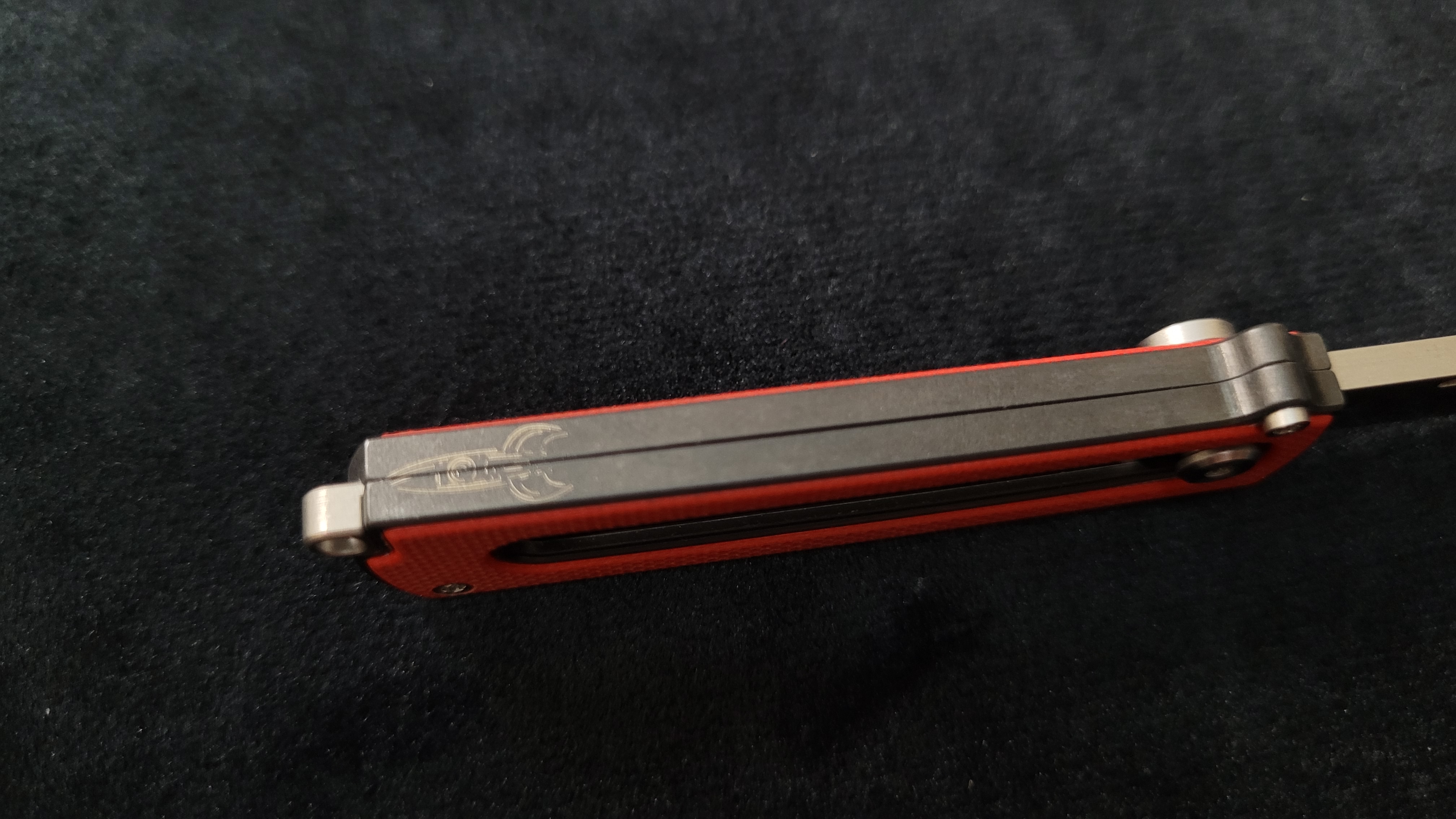 Zr BarloX with M390 Blade-for a short time Dealer's Cost Red Stonewash Blade