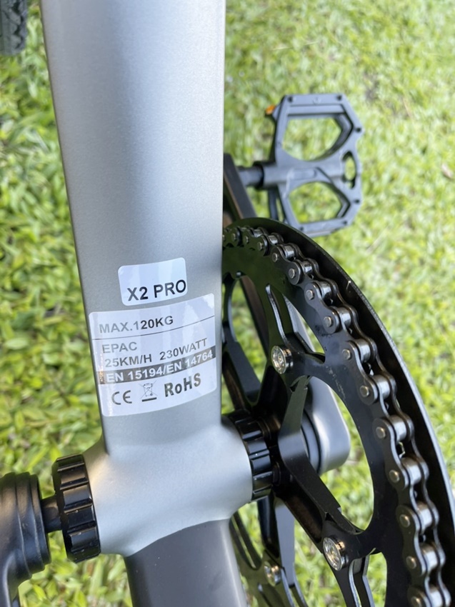 ZIMO X2 Pedal Assist Electric Bicycle Motor 240W/36V 4.4AH Li-ion Battery LG