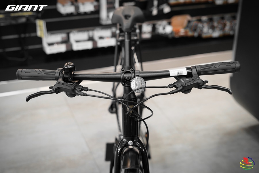 จักรยาน GIANT ESCAPE 2 CITY DISC 2x8สปีด ดิสน้ำมัน พร้อมตะแกรงท้ายและบังโคลน, Giant NEW 2024