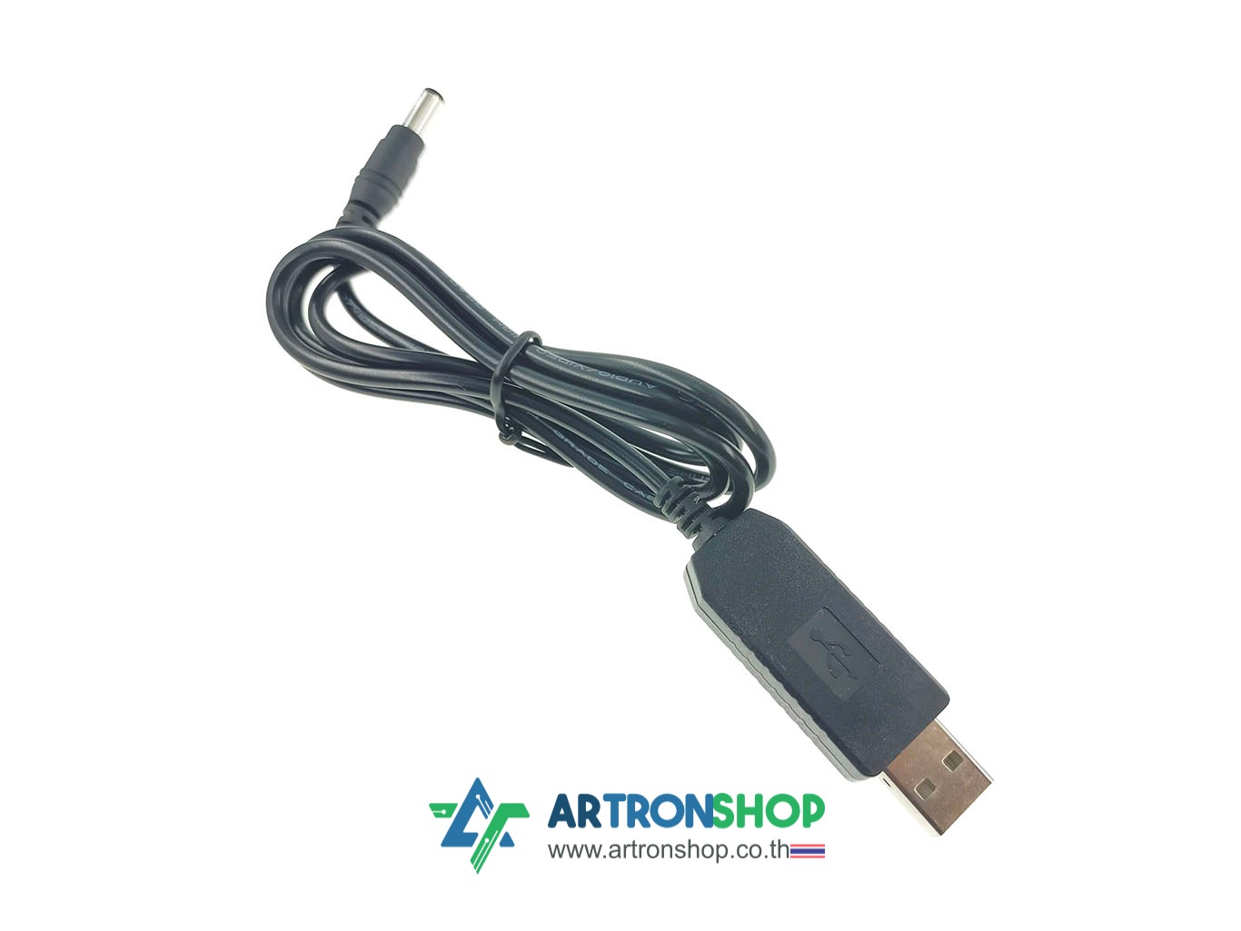 สาย USB เพิ่มแรงดัน เอาต์พุต 12V หัว DC