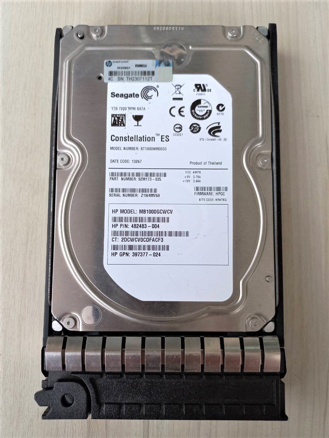 9ZM173-035 Seagate 1TB 7.2K RPM SATA 3.5 Hard Drive HDD.