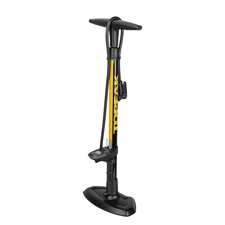 สูบตั้งพื้น TOPEAK JOEBLOW SPORT DIGITAL pump 160 psi / 11 bar, Mid mounted flip-down digital