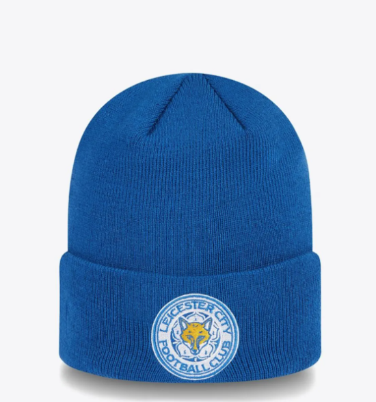 หมวกไหมพรมเลสเตอร์ ซิตี้ Leicester City New Era Blue Cuff Knit ของแท้