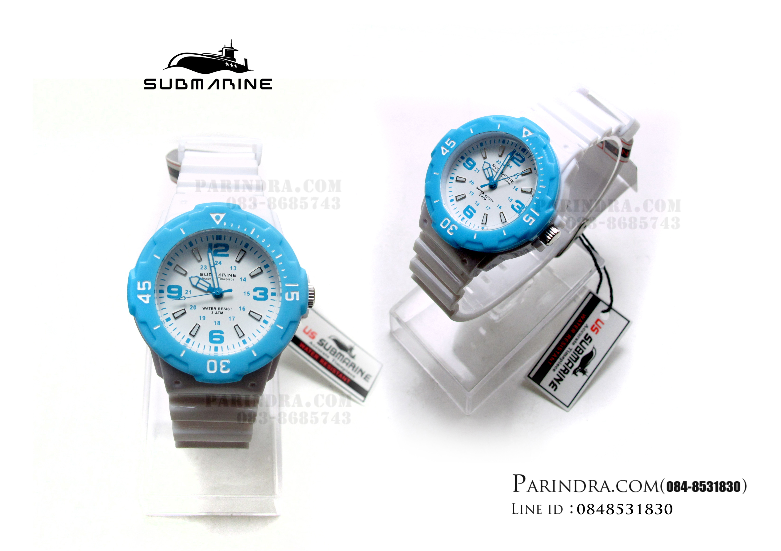 นาฬิกา US submarine Standard TP2108L สีขาวขอบฟ้า