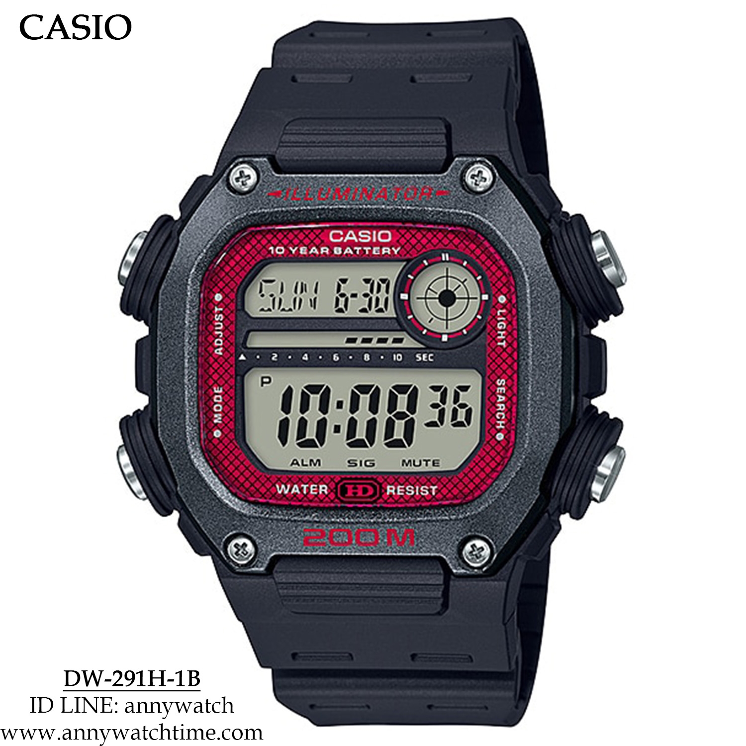 CASIO DW-291H-1B