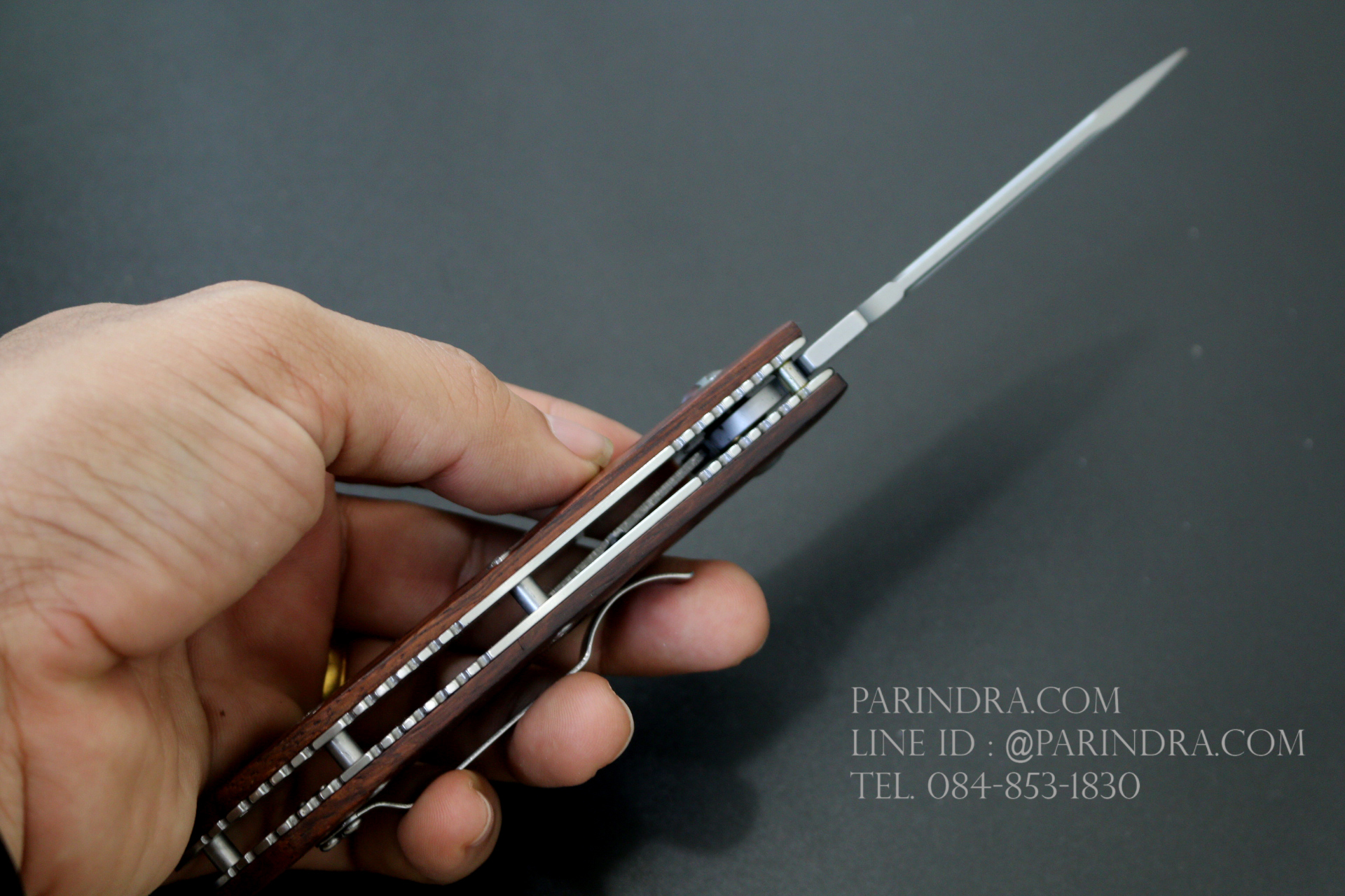 มีดพับ Land Knife GB-912 ด้ามไม้ Classic คมกริบ (ของแท้)