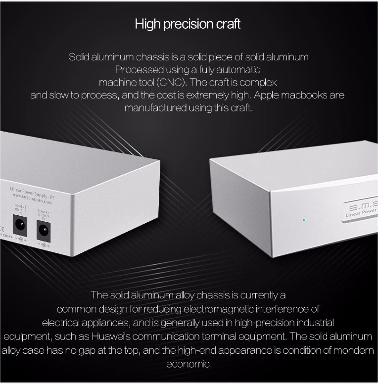 ขาย SMSL P2 แหล่งจ่ายไฟแบบ linear สำหรับ SMSL DAC& ประกันศูนย์ไทย